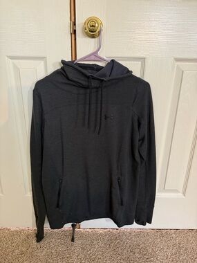 Under Armour Black Cowl Neck Hoodie Medium
